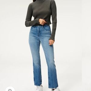 Good American Good Curve Straight Jeans Size 25